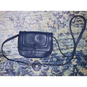 TORY BURCH | Blue Convertible Leather Purse/Clutch